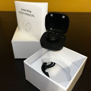 Smart Ring + Charger Case in Black
